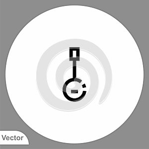 Banjo vector icon sign symbol