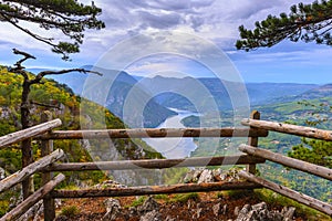 Banjska stena viewpoint at Tara National Park, Serbia photo