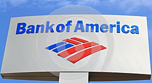 Bank of America Sign