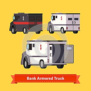 Bank armoured cars