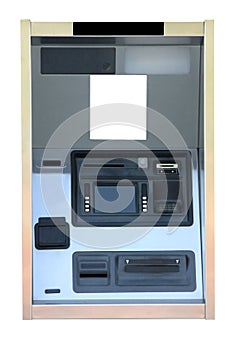 Bank ATM Cash Machine Kiosk