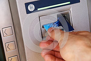 bank ATM machine photo