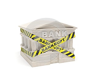 Bank bankrupt photo