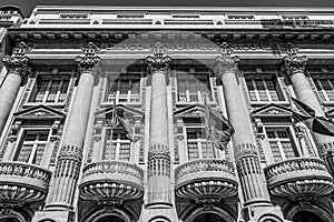 Bank building in Lisbon - Banco Totta Acores - LISBON / PORTUGAL - JUNE 15, 2017