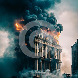 Bank burning in crisis