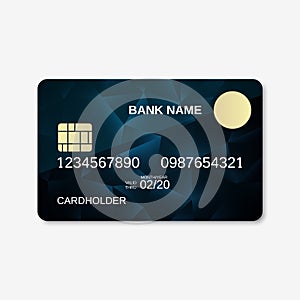 Bank card, credit card, discount card