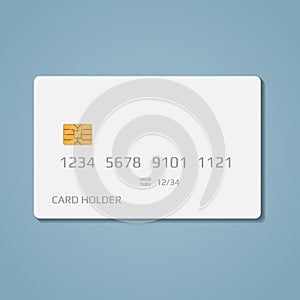 Bank credit debit card