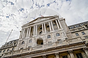 The Bank of England, City of London, UK. photo
