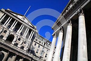 The Bank Of England and the Royal Exchange photo