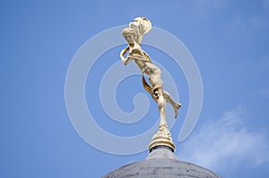 Bank of England statue, Ariel photo