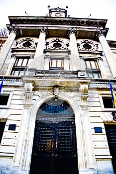 Bank facade