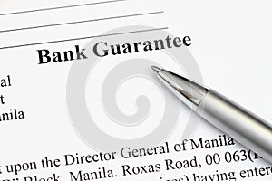 Bank Guarantee photo