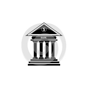 bank icon logo vector