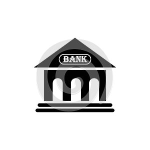 bank icon logo vector