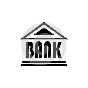 bank icon logo vector