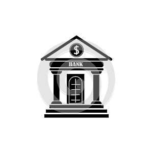 bank icon logo vector