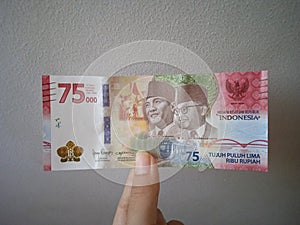 Bank Indonesia issued and circulated Money Commemorating the 75th Anniversary of the Independence of the Republic Indonesia