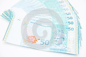 Bank note of Ringgit Malaysia