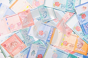 Bank note of Ringgit Malaysia