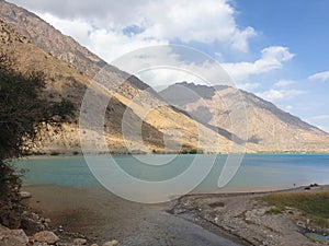 Mountain lake Iskanderkul Tajikistan photo