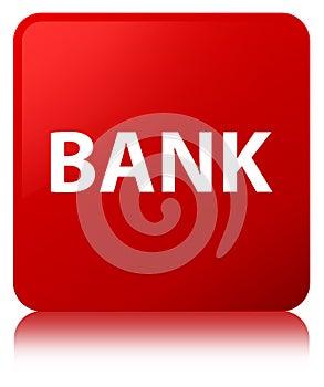 Bank red square button