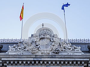 Bank of sapin banco de espana building in Madrid