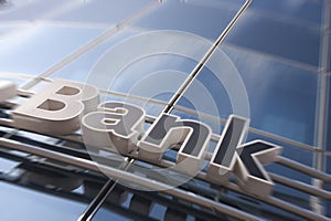 Bank sign