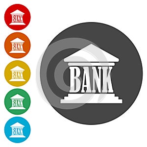 Bank vector icon