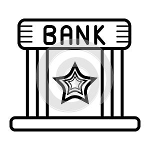 Bank vector icon