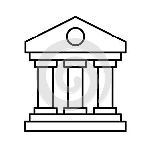 Bank Vector icon which can easily modify or edit