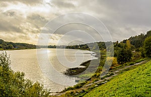 Bank of the Volkhov River near Nikolsky Monastery