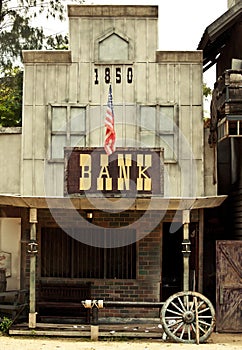 Bank in Wild West