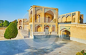 On bank of Zayanderud, Isfahan, Iran