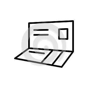 Bankbook icon, vector illustration