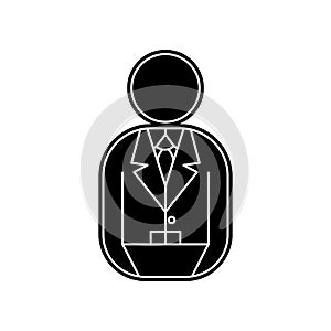 banker icon. Element of Banking for mobile concept and web apps icon. Glyph, flat icon for website design and development, app