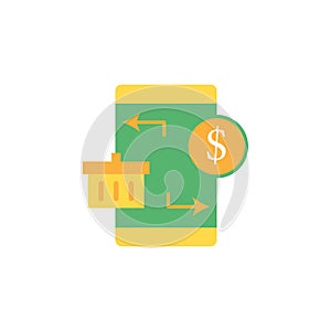 Banking, application icon. Element of Web Money and Banking icon for mobile concept and web apps. Detailed Banking, application