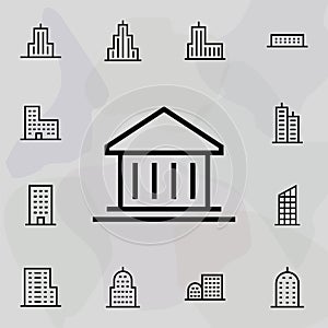 Banking, Building icon. Universal set of building for website design and development, app development