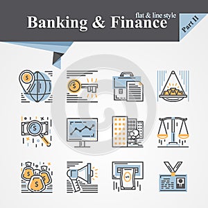 Banking and Finance icons