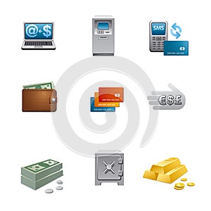 Banking icon set