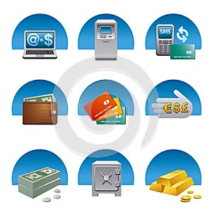 Banking icon set