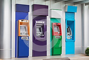 Banking machine or ATM automatic teller machine cash money machine