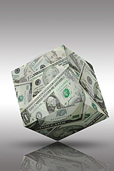 banking money financial cube