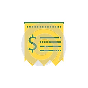Banking, ticket icon. Element of Web Money and Banking icon for mobile concept and web apps. Detailed Banking, ticket icon can be