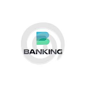 Banking trade rate flat cartoon style vector logo concept. Chart bar isolated icon on white background. Finance data