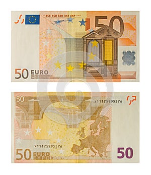 Banknote 50 euro