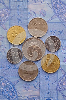 Banknote and Coins of Ringgit of Malaysia