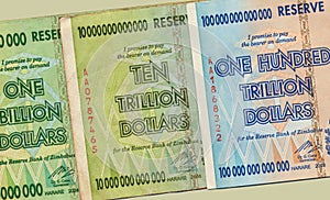 Banknotes - Hyper Inflation - Zimbabwe