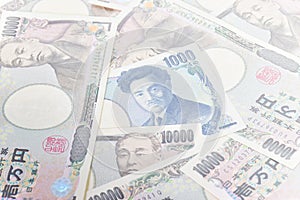 Banknotes of the Japanese yen 1,000 yen, 10,000 yen