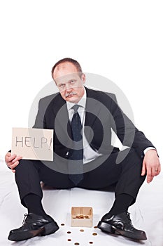 Bankrupt businessman photo