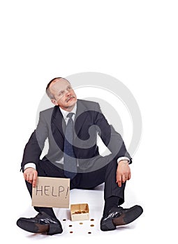 Bankrupt businessman photo